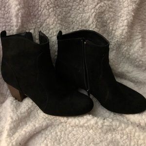 Black ankle boots